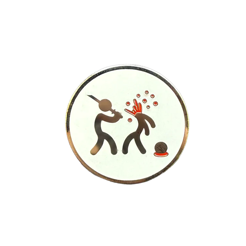 KILLING IT METAL PIN BADGE ROUND (SMPB-002)