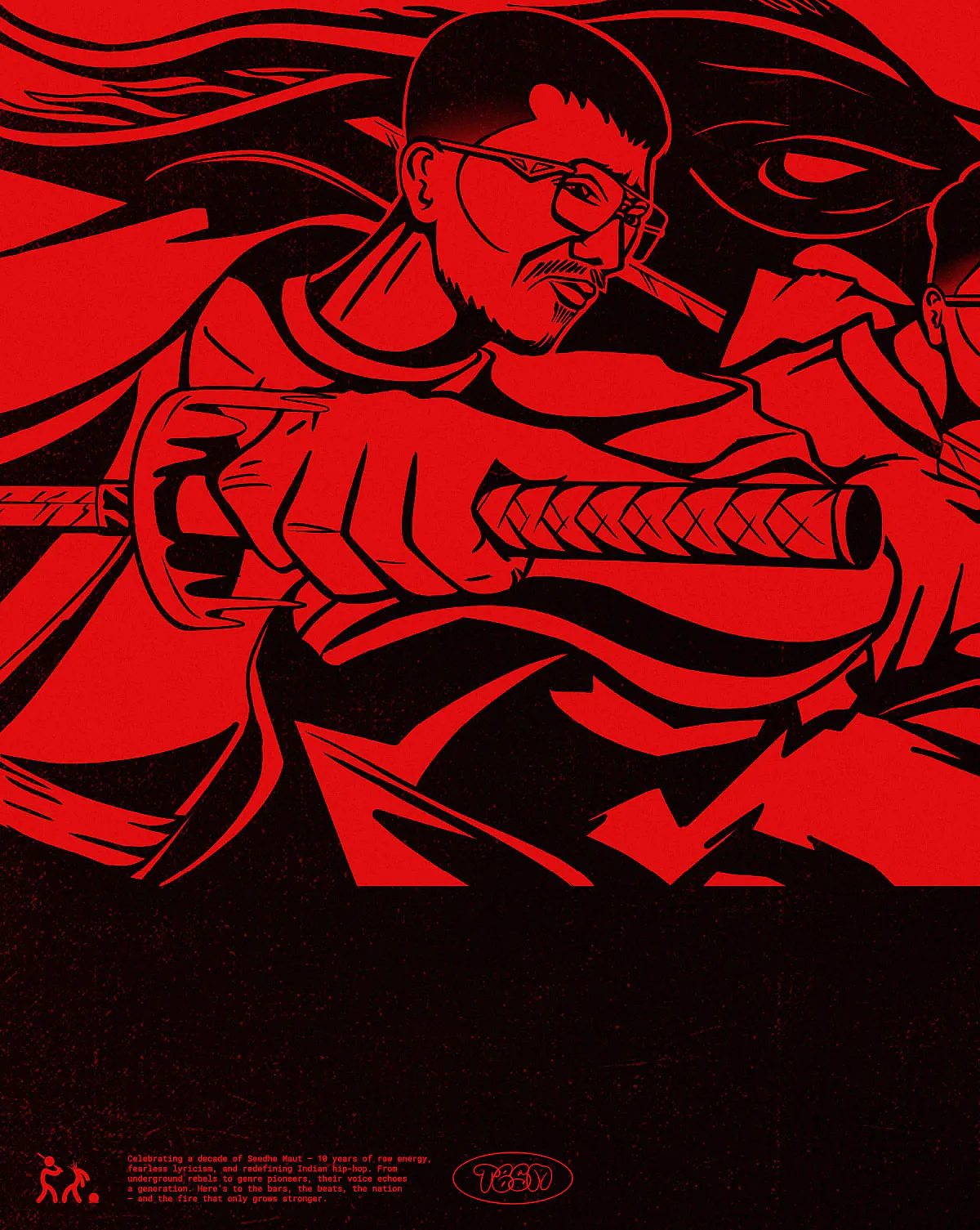 INTO BATTLE 2025 - A2 ART PRINT (SMPR-001) - Image 3