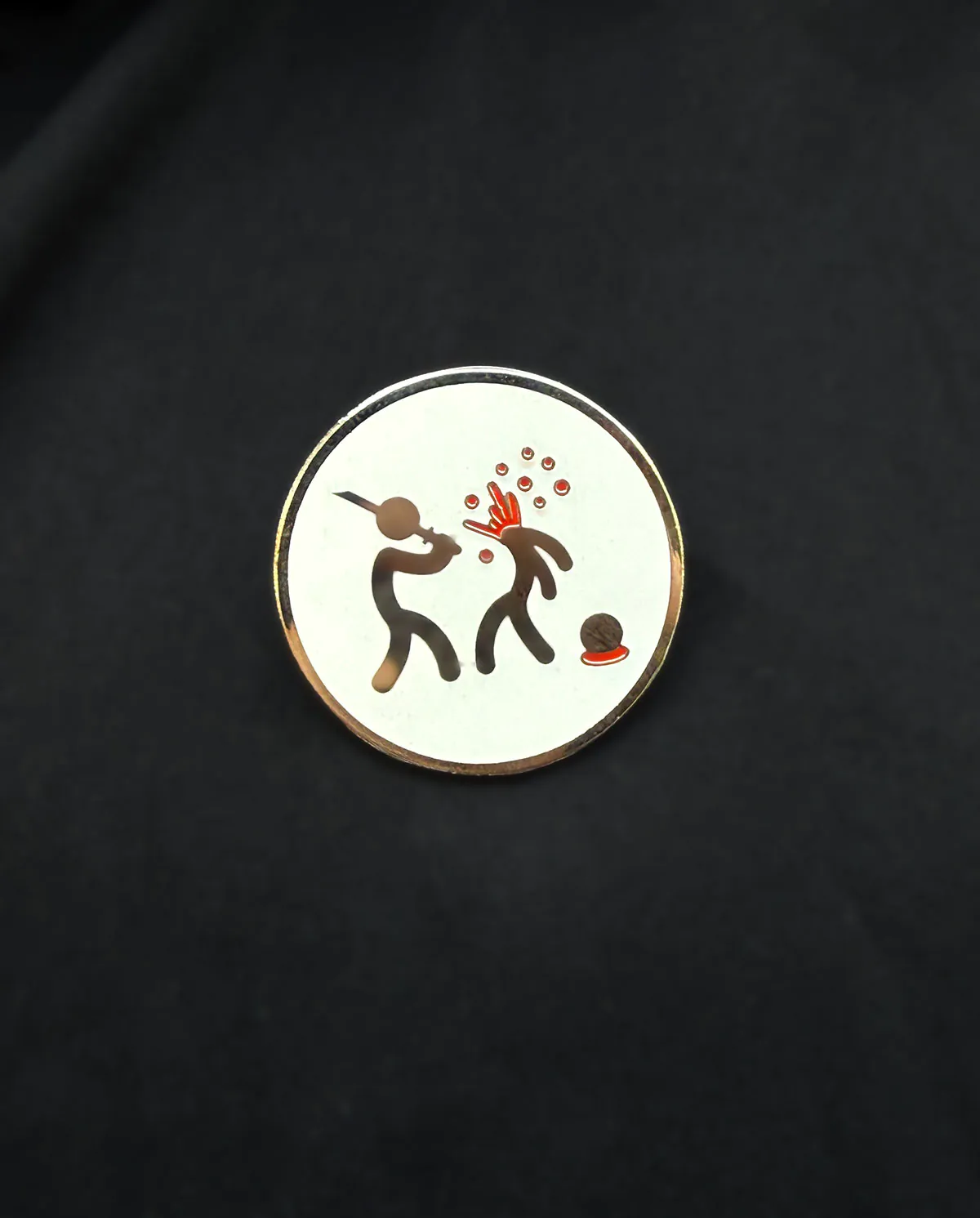 KILLING IT METAL PIN BADGE ROUND (SMPB-002) - Image 2